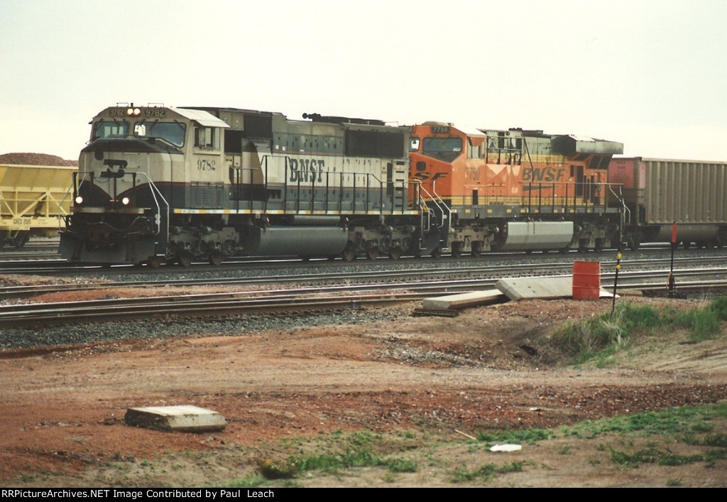 Empty coal train rolls west